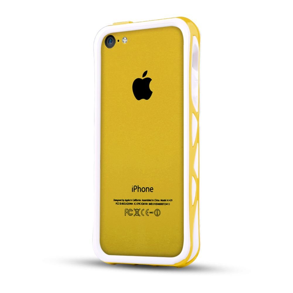 Φωτογραφία προϊόντος: Θήκη Bumper Venum Pro Itskins για Apple Iphone 5C (Άσπρο/Κίτρινο)