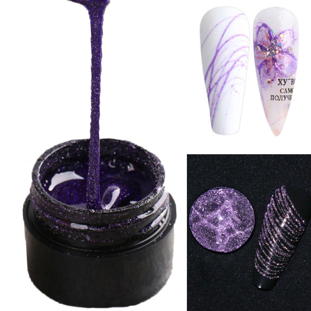 Φωτογραφία προϊόντος: Vicky Nail Metalic Spider Nail Art Gel 5ml (Μωβ)