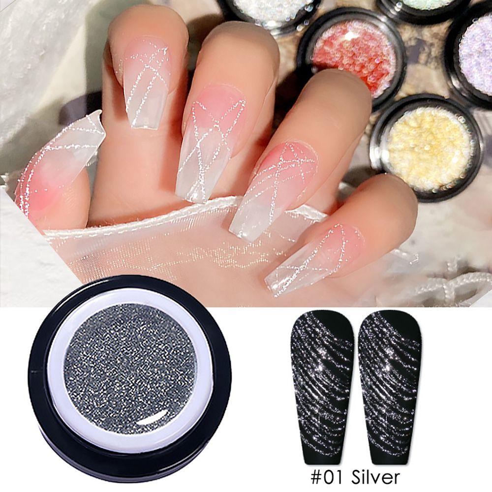 Φωτογραφία προϊόντος: Vicky Nail Metalic Spider Nail Art Gel – Ασημί Χρώμα, 5ml