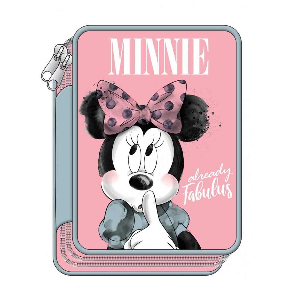 Φωτογραφία προϊόντος: GIM Κασετίνα Διπλή Minnie Fabulous 340-46100