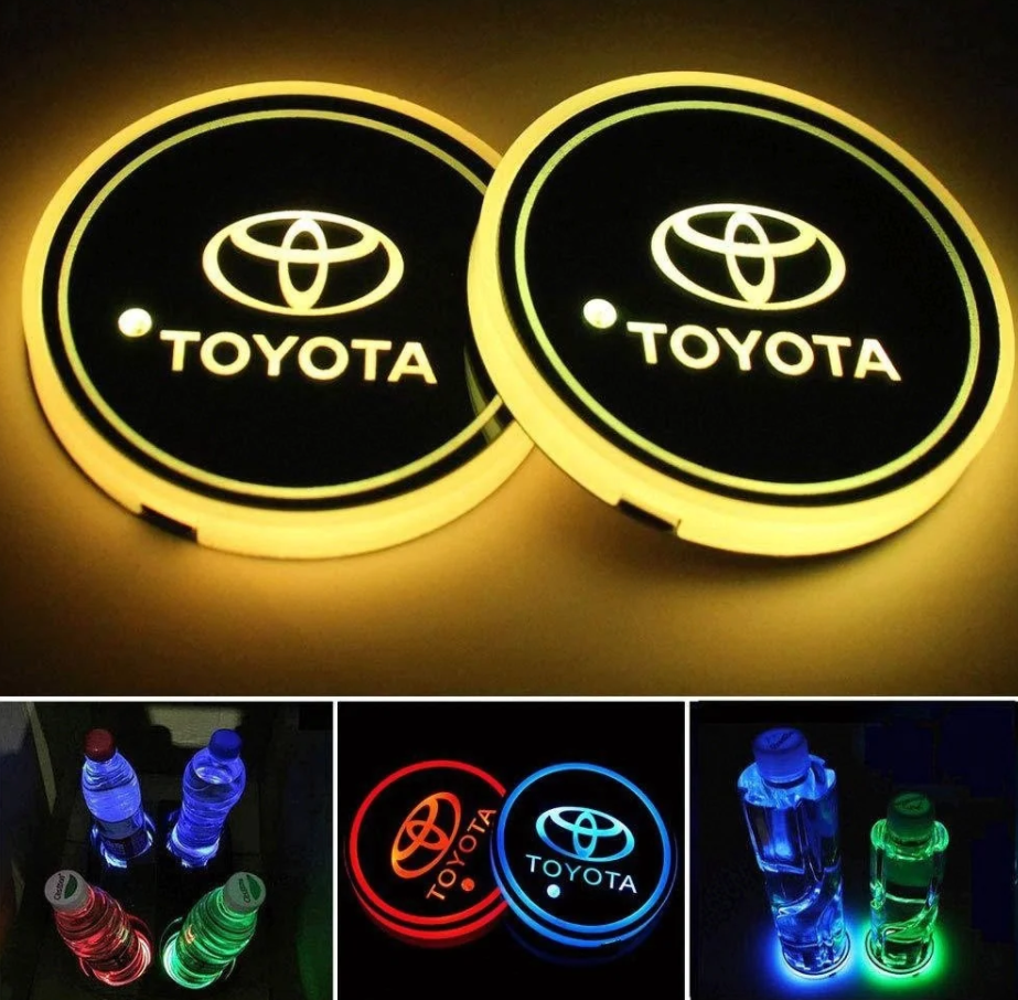 Φωτογραφία προϊόντος: Φωτάκι LED ποτηροθήκης Toyota με 7 χρώματα - 1τμχ OEM