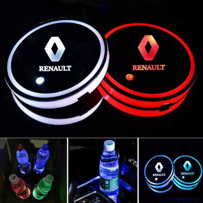 Φωτογραφία προϊόντος: Φωτάκι LED ποτηροθήκης Renault με 7 χρώματα - 1τμχ OEM (GTIN 9082004497414)