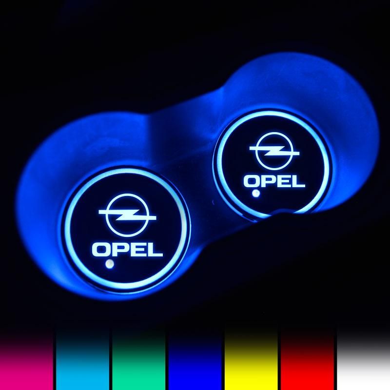 Φωτογραφία προϊόντος: Φωτάκι LED Ποτηροθήκης Opel με 7 χρώματα – 1τμχ OEM