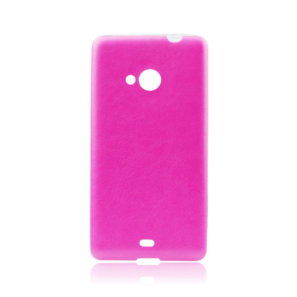 Φωτογραφία προϊόντος: ΟΕΜ Θήκη Back Cover Jelly Case Leather OEM για Sony E4 (Ροζ)