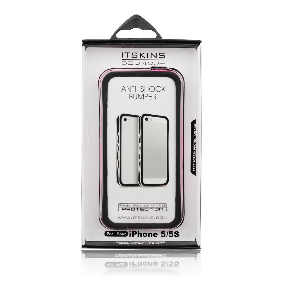 Φωτογραφία προϊόντος: Θήκη Bumper Venum Pro Itskins για Apple Iphone 5/5S (Μαύρο/Ροζ)
