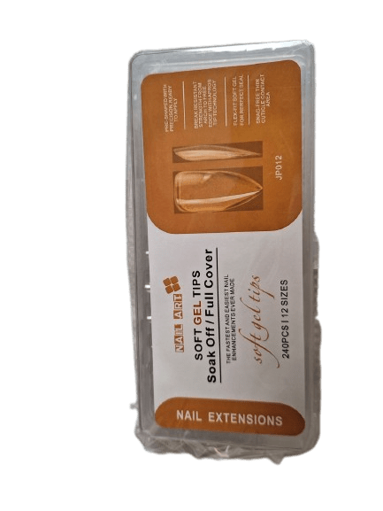 Φωτογραφία προϊόντος: Soak off gel tips medium (240 τμχ) – 12 μεγέθη, χρώμα 003