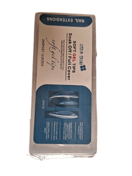 Φωτογραφία προϊόντος: Soak off gel tips Medium, 240 τεμ., 12 μεγέθη (001)