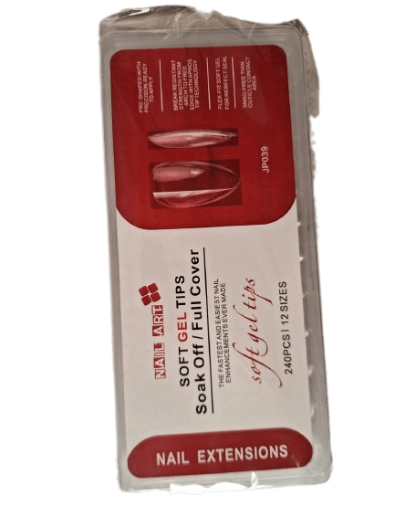 Φωτογραφία προϊόντος: Soak off gel tips medium 240 τεμ. σε 12 μεγέθη 011