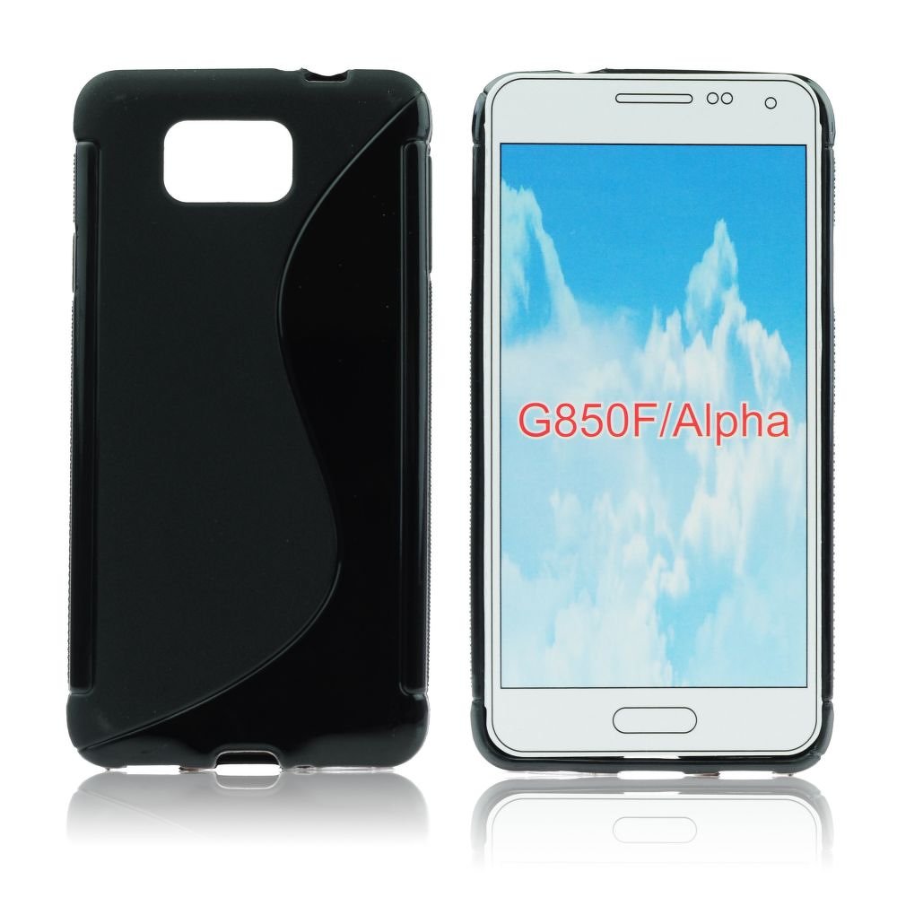 Φωτογραφία προϊόντος: Θήκη Back Cover S-Line για SAMSUNG Galaxy Alpha (Μαύρο)