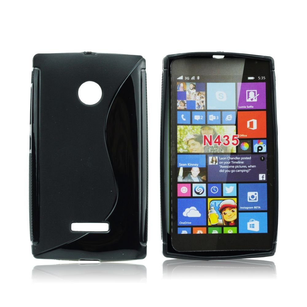 Φωτογραφία προϊόντος: Θήκη Back Cover S-Line Forcell για Microsoft Lumia 435 (Μαύρο) TE5901737260444