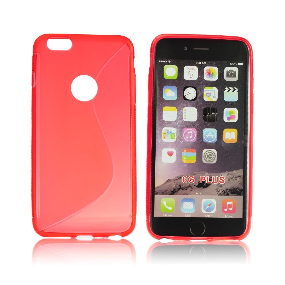 Φωτογραφία προϊόντος: Θήκη Back Cover S-Line για Apple Iphone 6 Plus (κόκκινο)