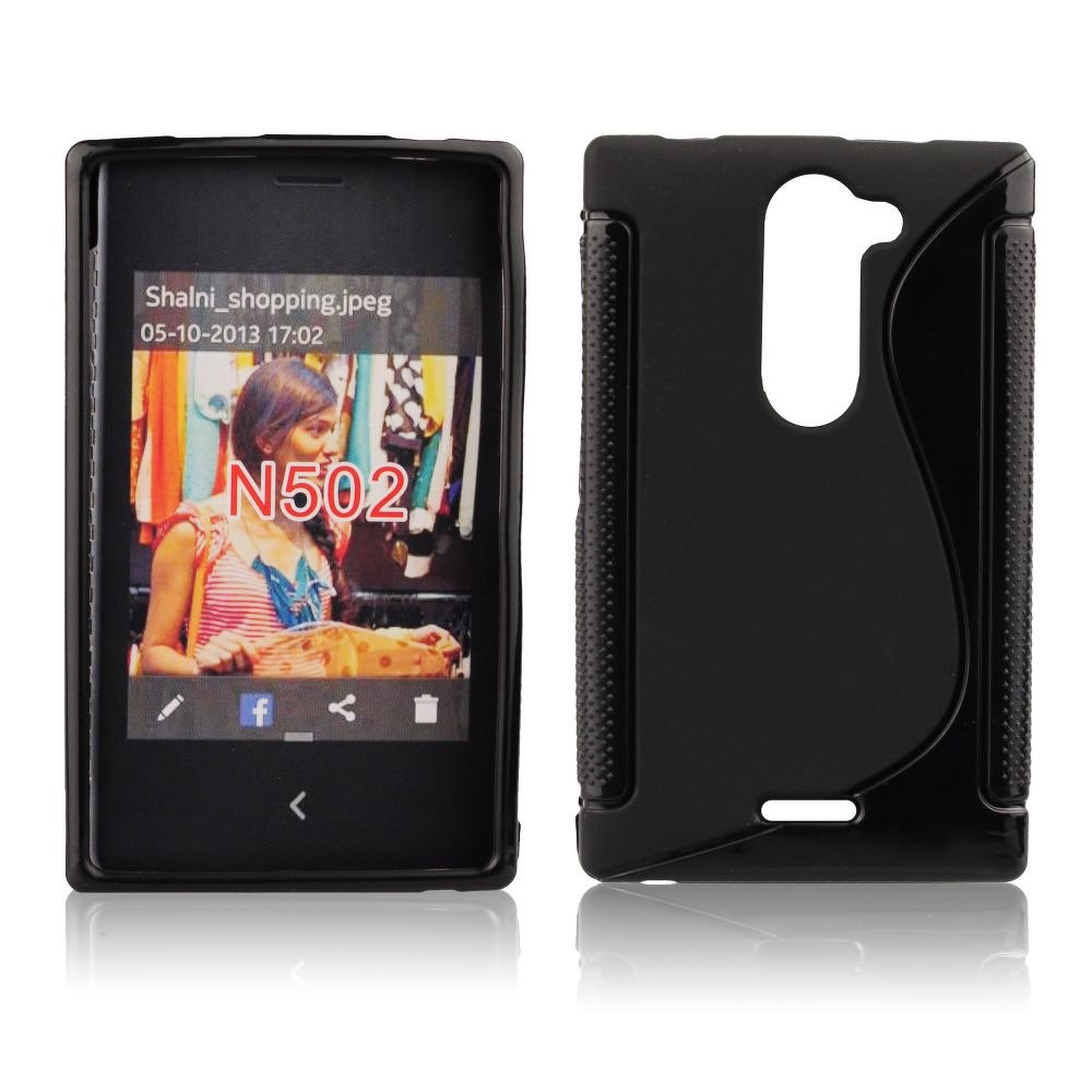 Φωτογραφία προϊόντος: Θήκη Back Cover S-Line Forcell για Microsoft Lumia 502 (Μαύρο) TE5901737210548