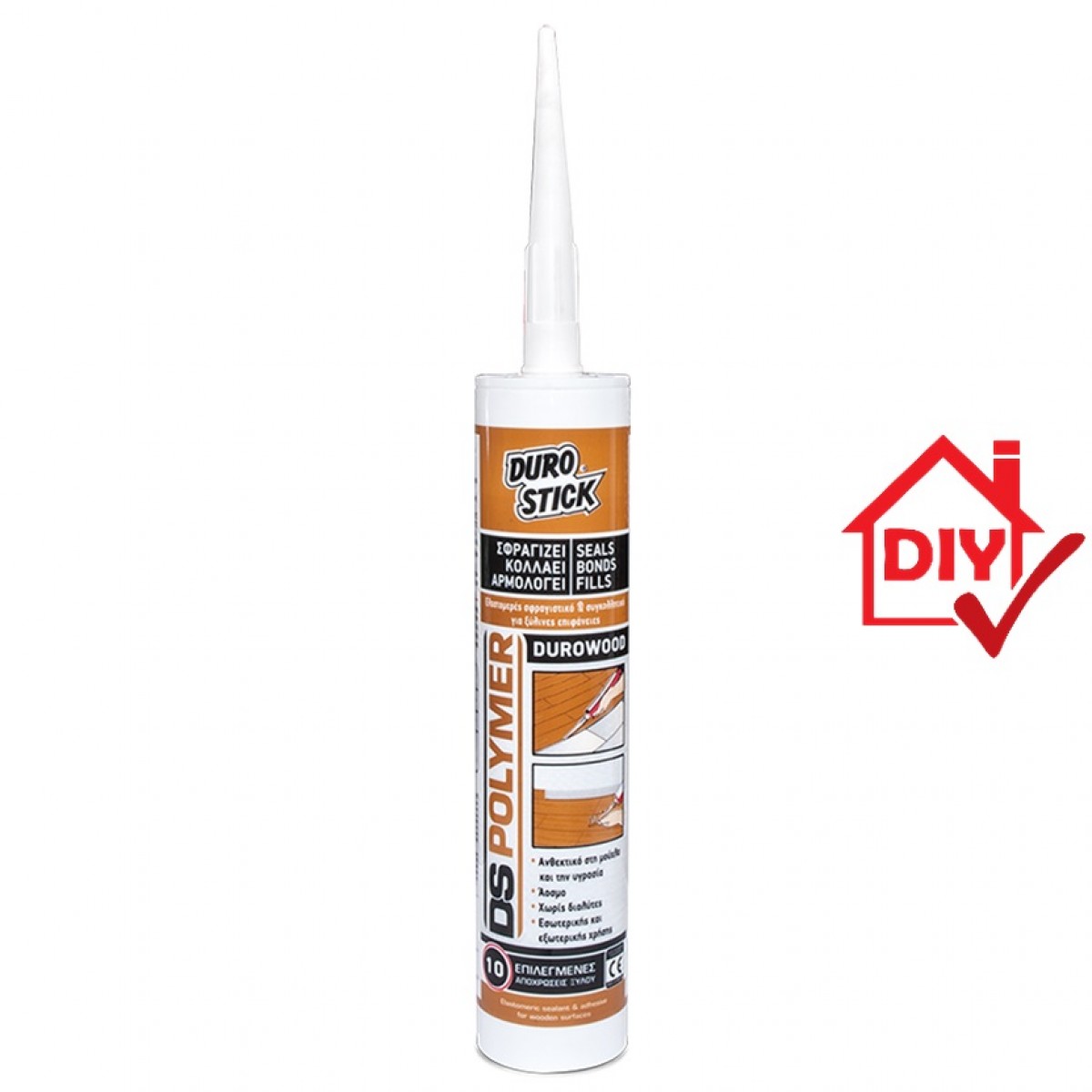 Φωτογραφία προϊόντος: DUROSTICK DUROWOOD DS POLYMER ΚΑΡΥΔΙΑ ΑΝΟΙΧΤΗ 340gr