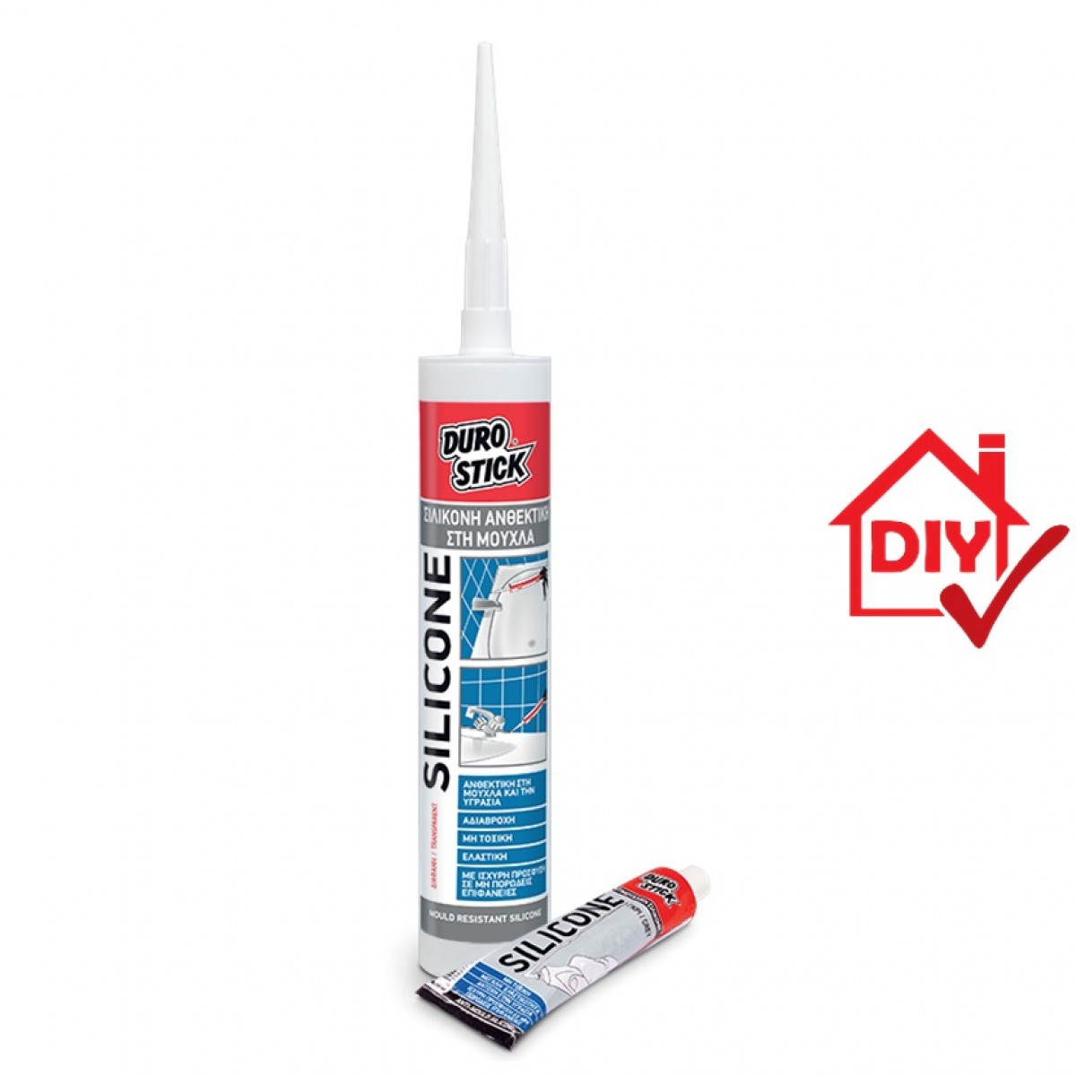 Φωτογραφία προϊόντος: DUROSTICK ΣΙΛΙΚΟΝΗ ΛΕΥΚΗ 80ml
