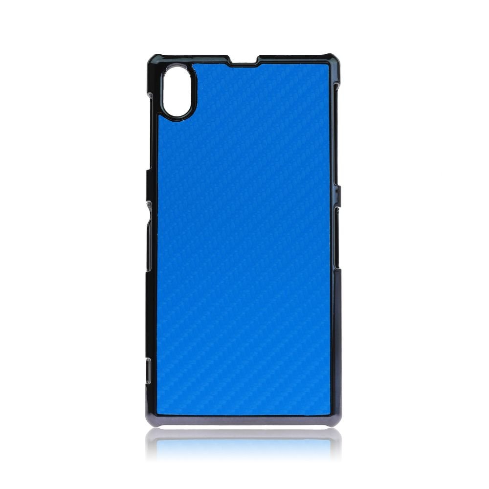 Φωτογραφία προϊόντος: OEM Θήκη Back Cover Carbon Blun για Sony Xperia Z1 (Μαύρο / Μπλε)