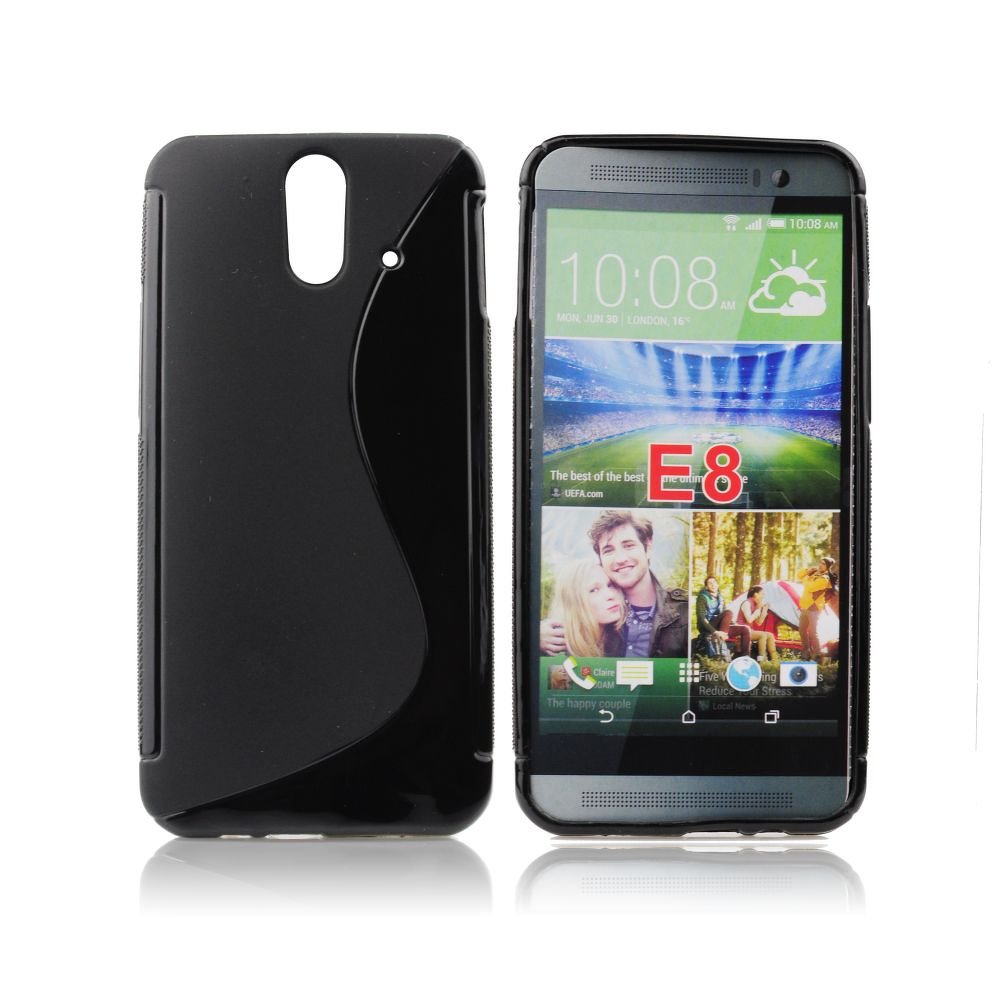 Φωτογραφία προϊόντος: Θήκη Back Cover S-Line Forcell για HTC E8 (Μαύρο)