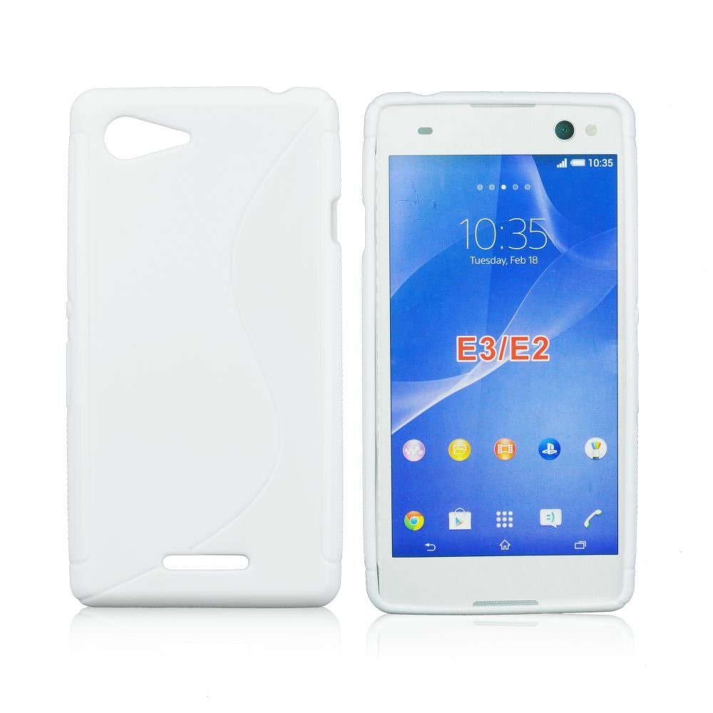 Φωτογραφία προϊόντος: Θήκη Back Cover S-Line Forcell για Sony Xperia E3 (Άσπρο)