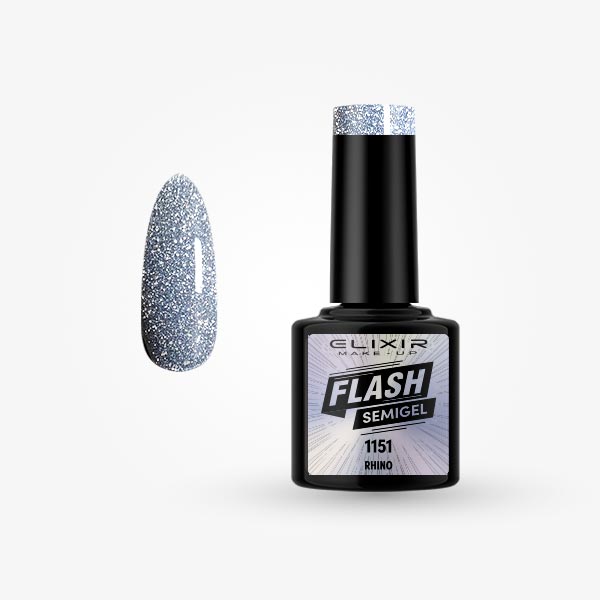 Φωτογραφία προϊόντος: Elixir Makeup Elixir Flash Semi Gel (Ημιμόνιμο Bερνίκι) - 1151 (Rhino) 8ml