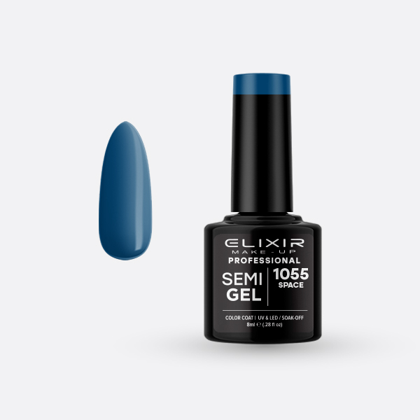 Φωτογραφία προϊόντος: Elixir Makeup Elixir Make-Up Semigel Nail Polish (Space) #1055 8ml