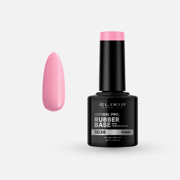 Φωτογραφία προϊόντος: Elixir Makeup Elixir Make-Up Semigel Rubber Base (Cover) #1038 8ml