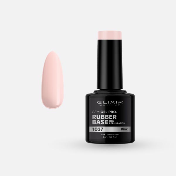 Φωτογραφία προϊόντος: Elixir Makeup Elixir Make-Up Semigel Rubber Base (Pink) #1037 8ml