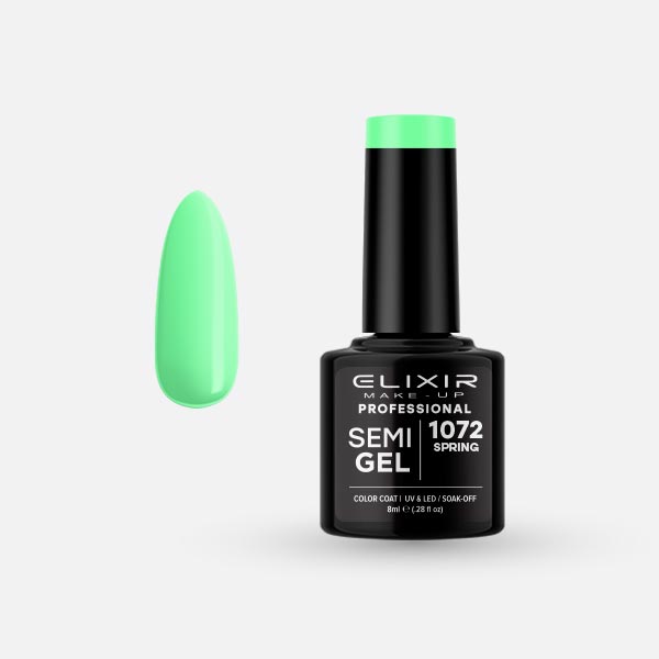 Φωτογραφία προϊόντος: Elixir Makeup Elixir Make-Up Semigel Nail Polish (Spring) #1072 8ml