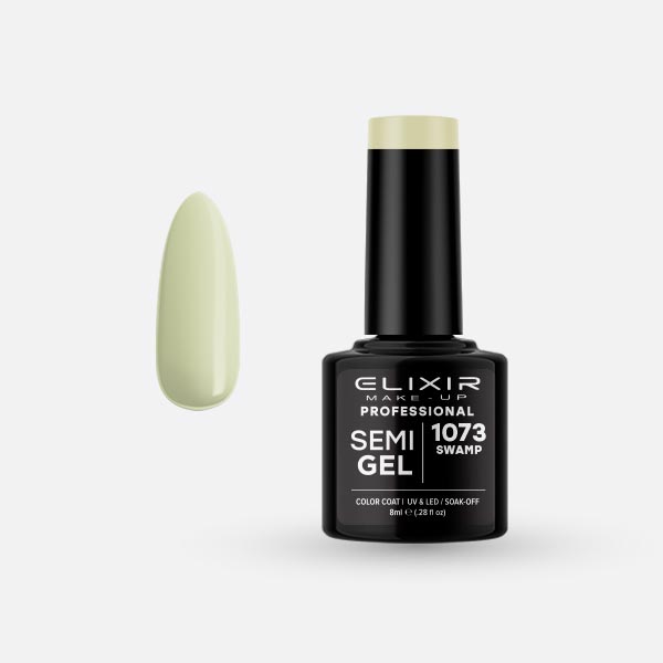 Φωτογραφία προϊόντος: Elixir Makeup Elixir Make-Up Semigel Nail Polish (Swamp) #1073 8ml