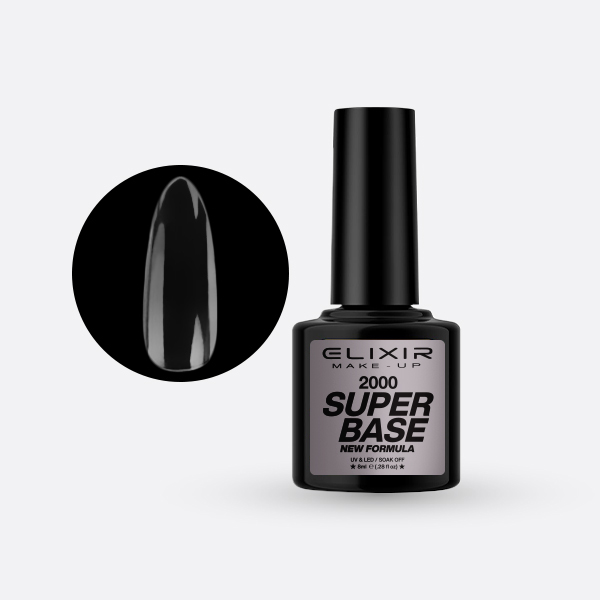 Φωτογραφία προϊόντος: Elixir Makeup Elixir Make-Up Semigel Nail Polish (Super Base Coat) #2000 8ml