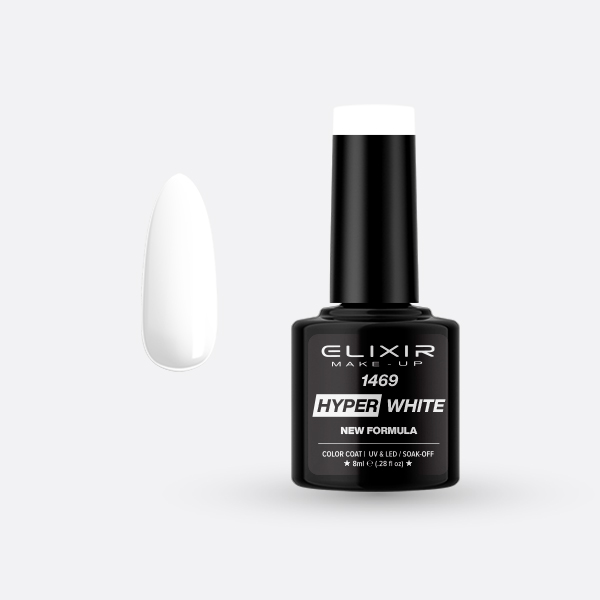 Φωτογραφία προϊόντος: Elixir Makeup Elixir Make-Up Semigel Nail Polish (Hyper White) #1469