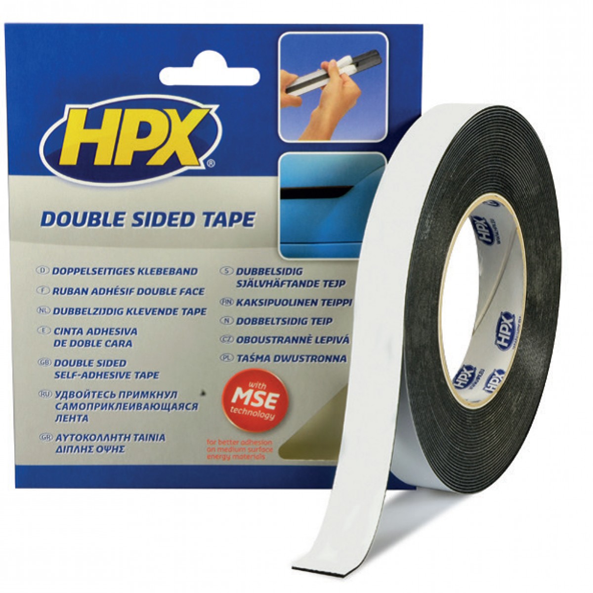 Φωτογραφία προϊόντος: HPX ΔΙΠΛΗΣ ΟΨΗΣ ΤΑΙΝΙΑ AUTO SIDE MOULDING ΜΑΥΡΗ (12mm x 2m) 002300122
