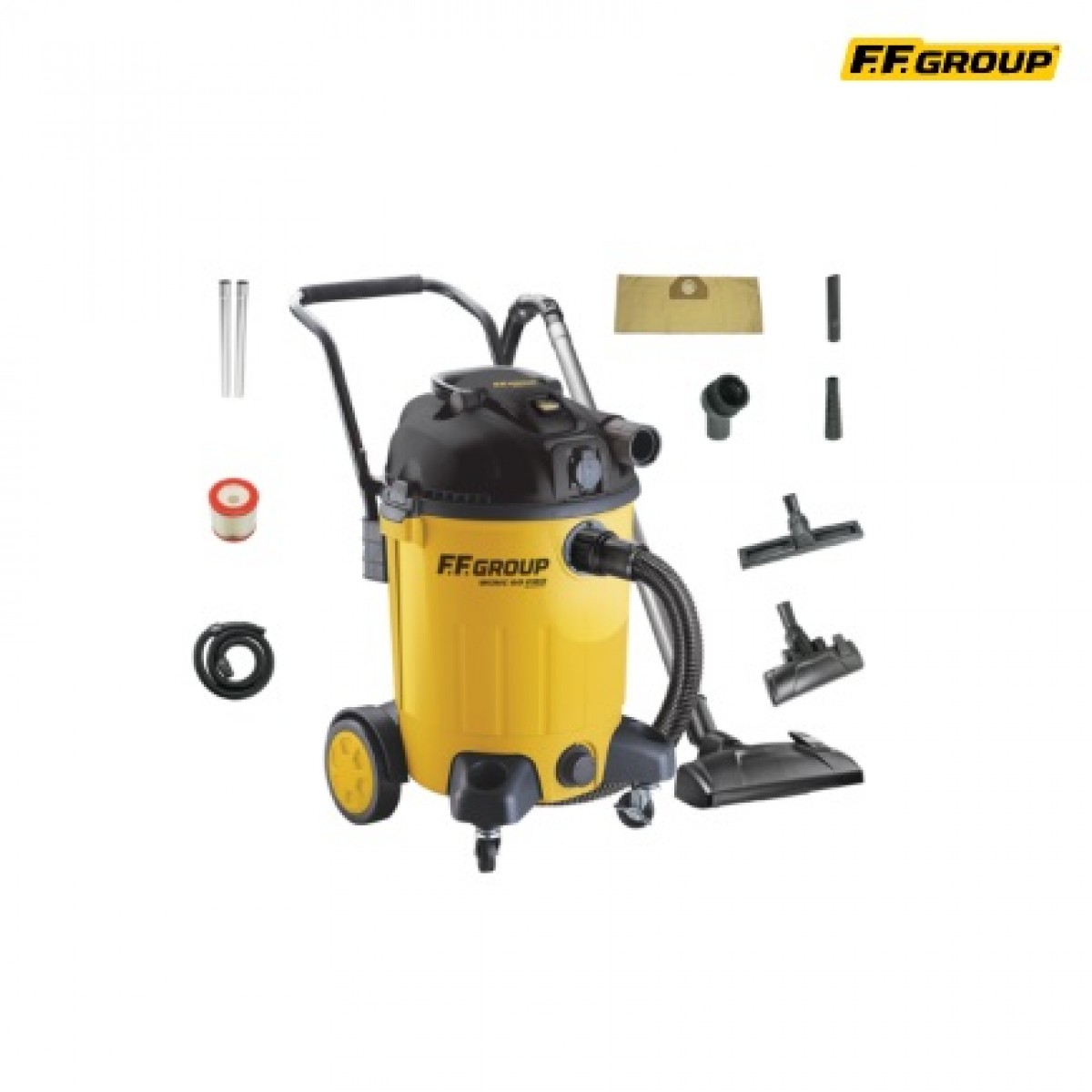 Φωτογραφία προϊόντος: F.F. GROUP WDVC 60 PRO Ηλεκτρική Σκούπα Υγρών & Στερεών 1200W (43503)
