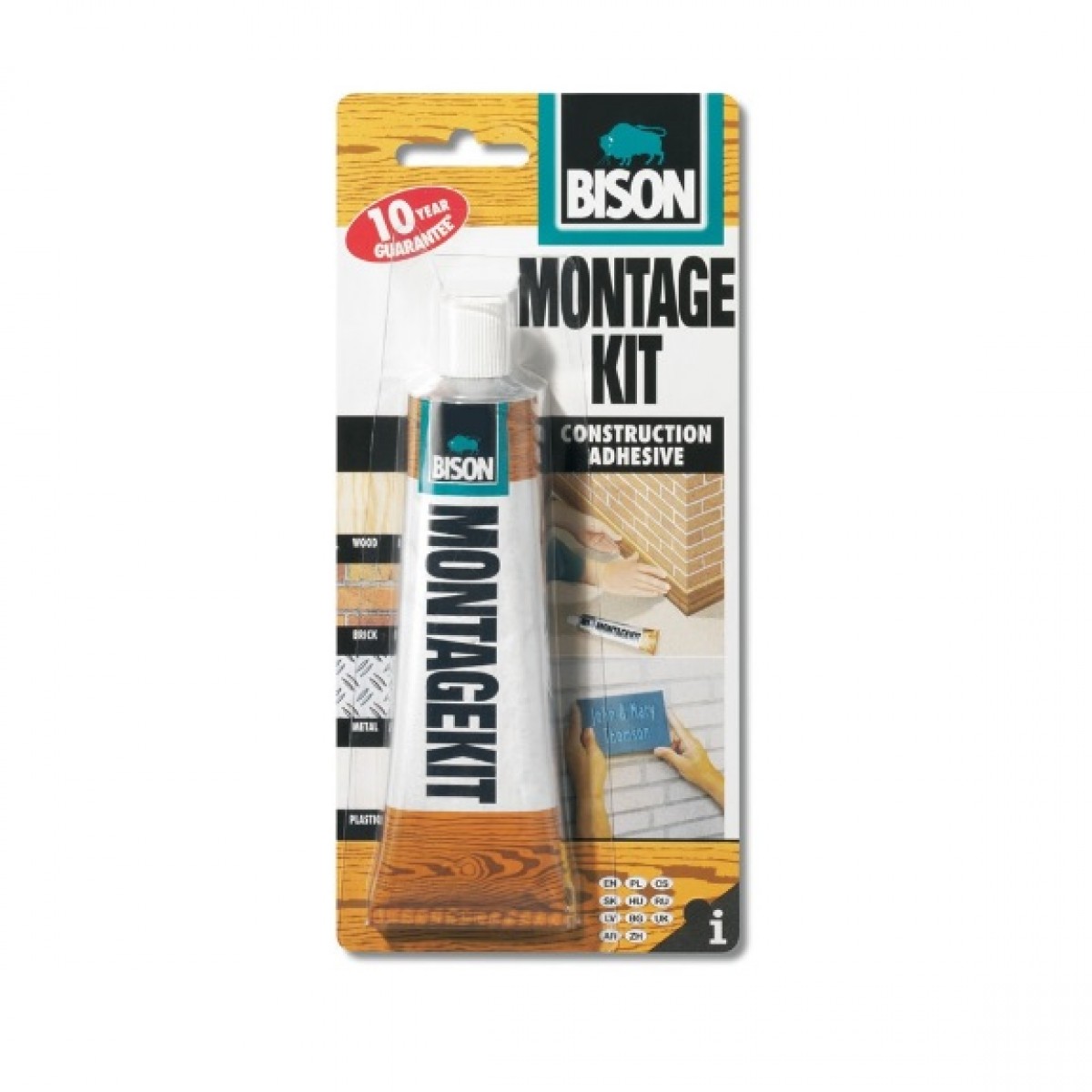 Φωτογραφία προϊόντος: ΚΟΛΛΑ BISON MONTAGE KIT 125gr