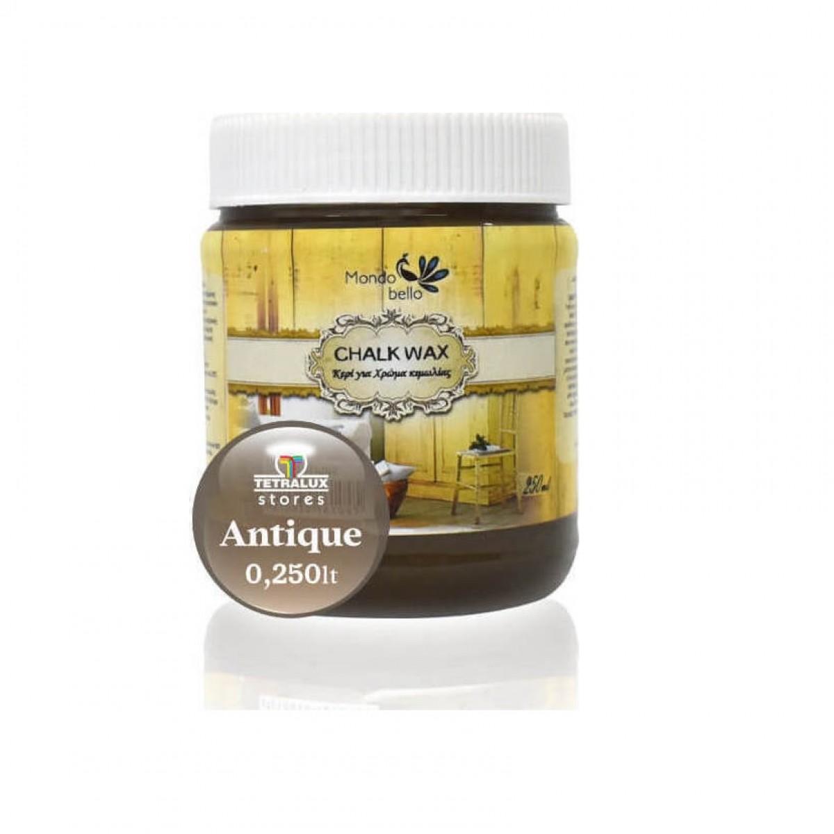 Φωτογραφία προϊόντος: MONDOBELLO Κερί Κιμωλίας Chalk Wax Antique 250ml