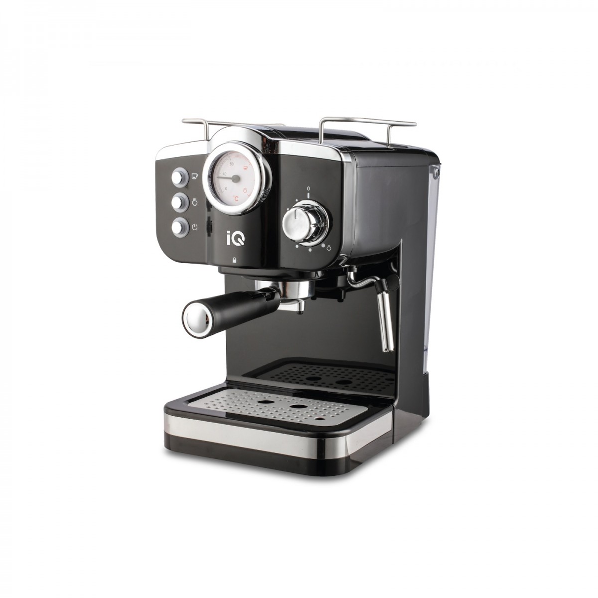 Φωτογραφία προϊόντος: ΜΗΧΑΝΗ ESPRESSO 1100W ΠΙΕΣΗΣ 20bar IQ CM-175 ΜΑΥΡΗ
