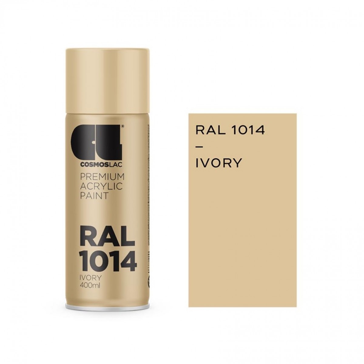 Φωτογραφία προϊόντος: ΣΠΡΕΙ ΑΚΡΥΛΙΚΟ RAL1014 IVORY 400ml (N302) - COSMOSLAC