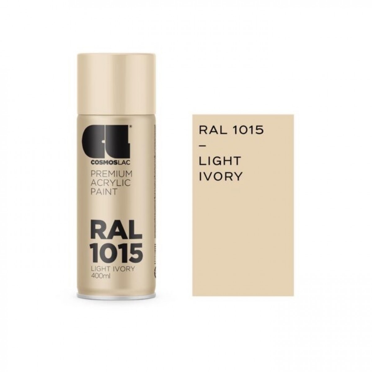 Φωτογραφία προϊόντος: COSMOSLAC ΣΠΡΕΙ ΑΚΡΥΛΙΚΟ RAL LINE 1015 LIGHT IVORY 400ml (N347)