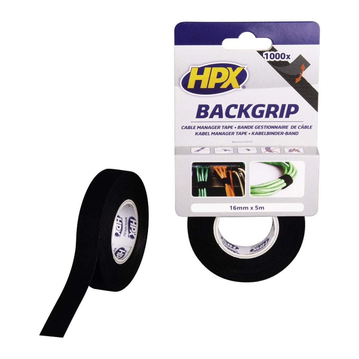 Φωτογραφία προϊόντος: ΤΑΙΝΙΑ ΣΤΕΡΕΩΣΗΣ BACK GRIP ΓΙΑ ΤΗΝ ΤΑΧΤΟΠΟΙΗΣΗ ΚΑΛΩΔΙΩΝ (16mm x 5m) 160500122