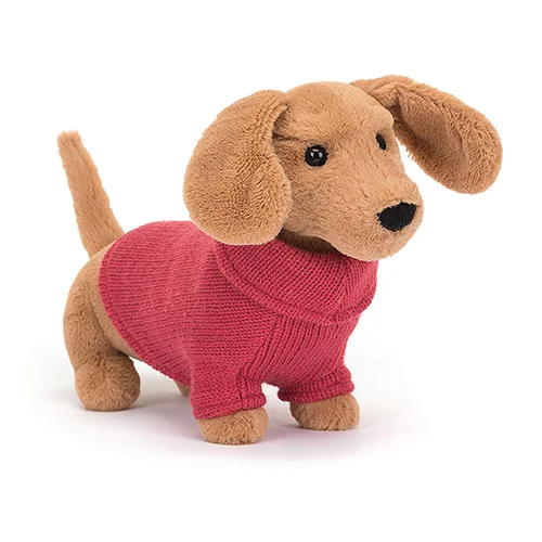 Φωτογραφία προϊόντος: SWEATER SAUSAGE ΣΚΥΛΟΣ ΡΟΖ 14cm JC-S3SDP (Jellycat)