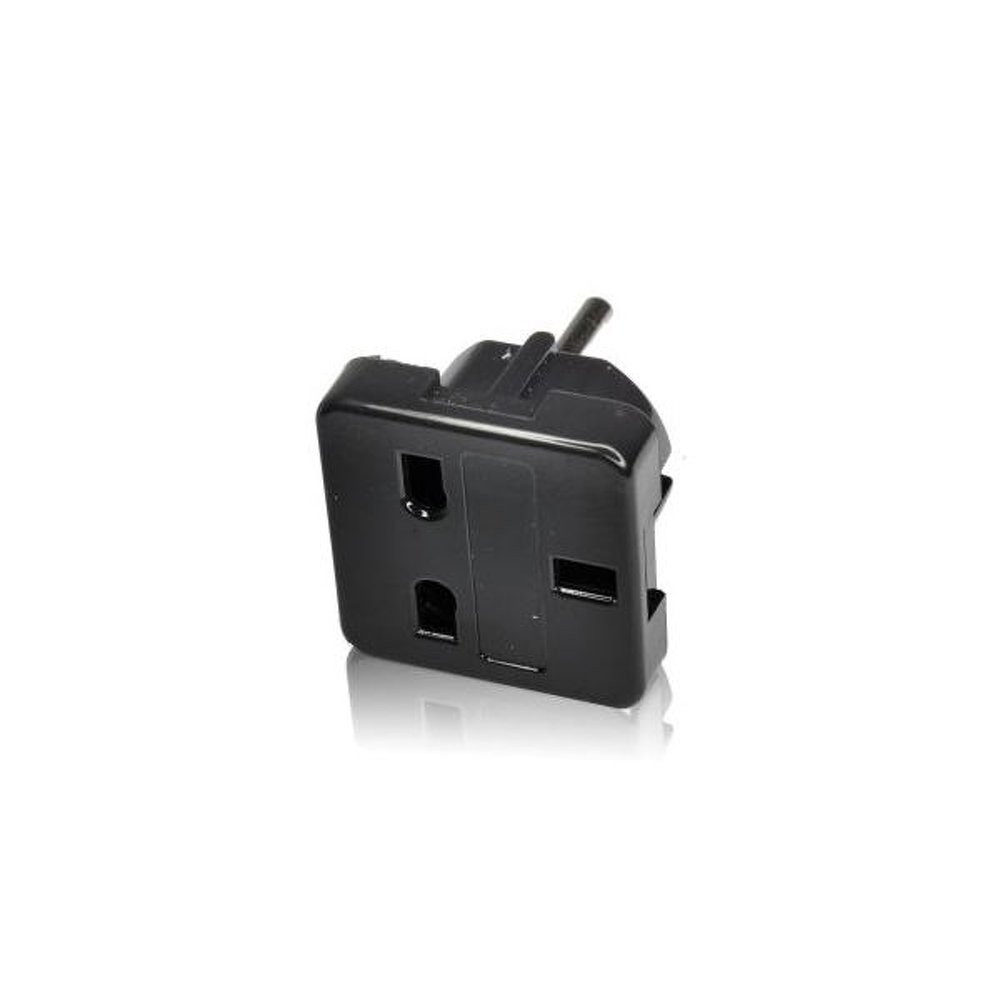 Φωτογραφία προϊόντος: OEM Adapter AC220V PL/EU Plug - UK black TE5901436782179