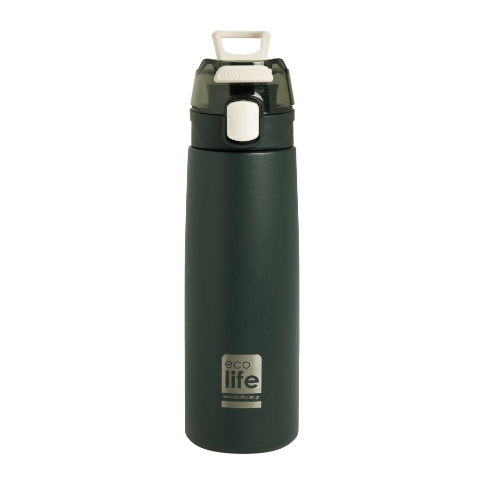 Φωτογραφία προϊόντος: Ecolife Dark Green Θερμός 550ml με infuser (33-bo-3035)
