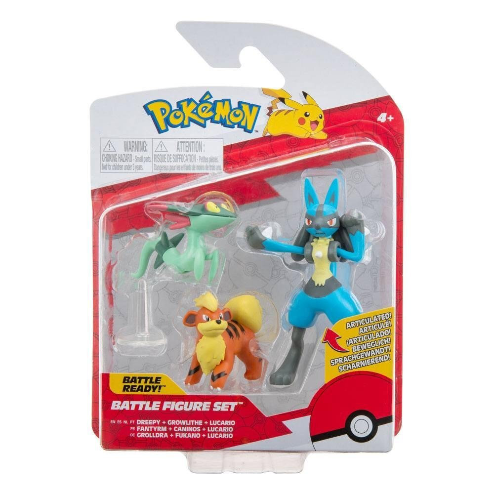 Φωτογραφία προϊόντος: Pokemon Φιγούρες 3 τεμάχια Deepy - Growlithe - Lucario # Jazwares JW095155 (PKW2677)