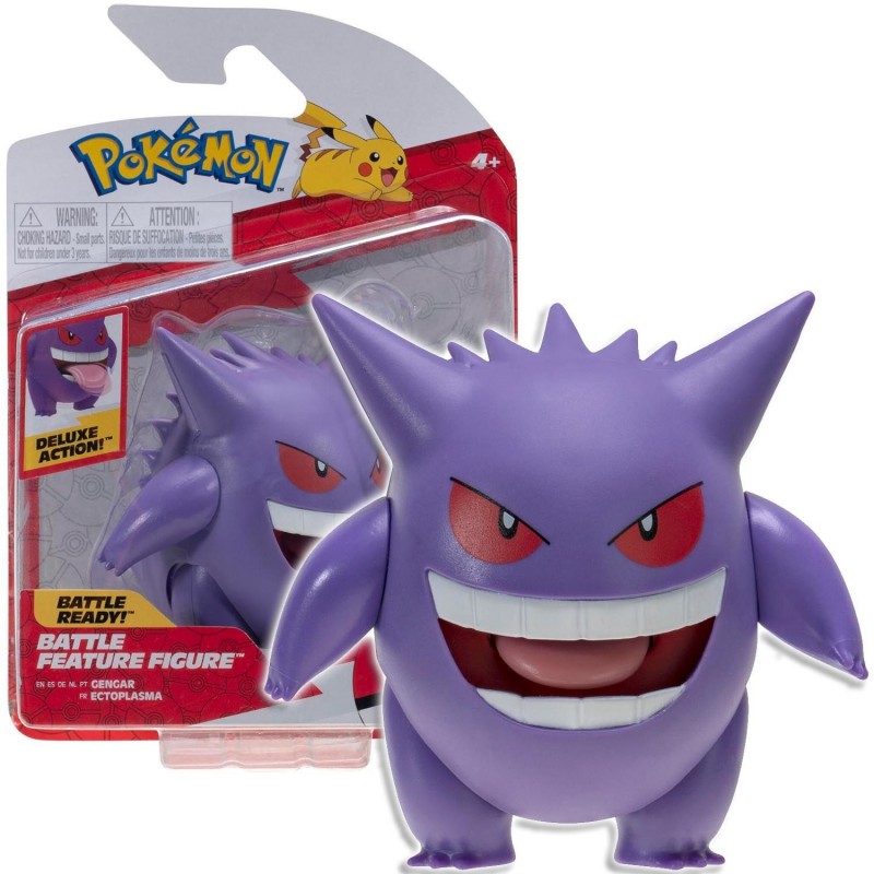 Φωτογραφία προϊόντος: Pokemon Φιγούρες W11 Gengar # Jazwares JW095135-Ε