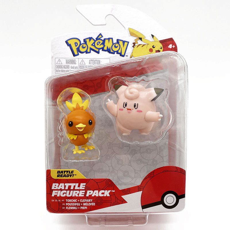 Φωτογραφία προϊόντος: Pokemon Φιγούρες W12 Torchic - Clefairy # Jazwares JW095007-F (PKW2641)
