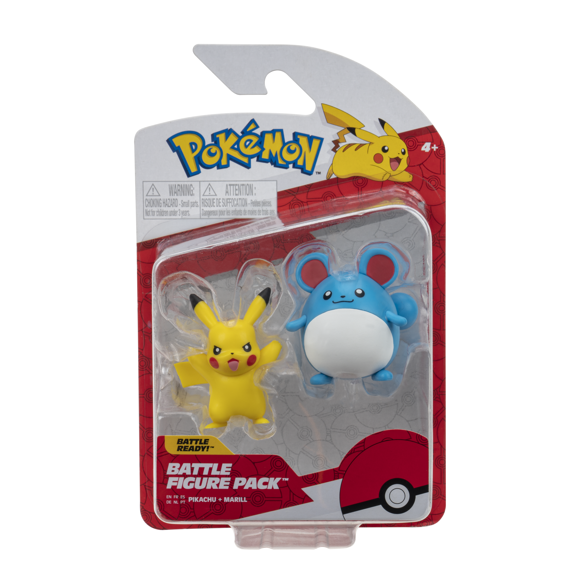 Φωτογραφία προϊόντος: Pokemon Φιγούρες W12 Pikachu + Marill # Jazwares JW095007-F (PKW2646)