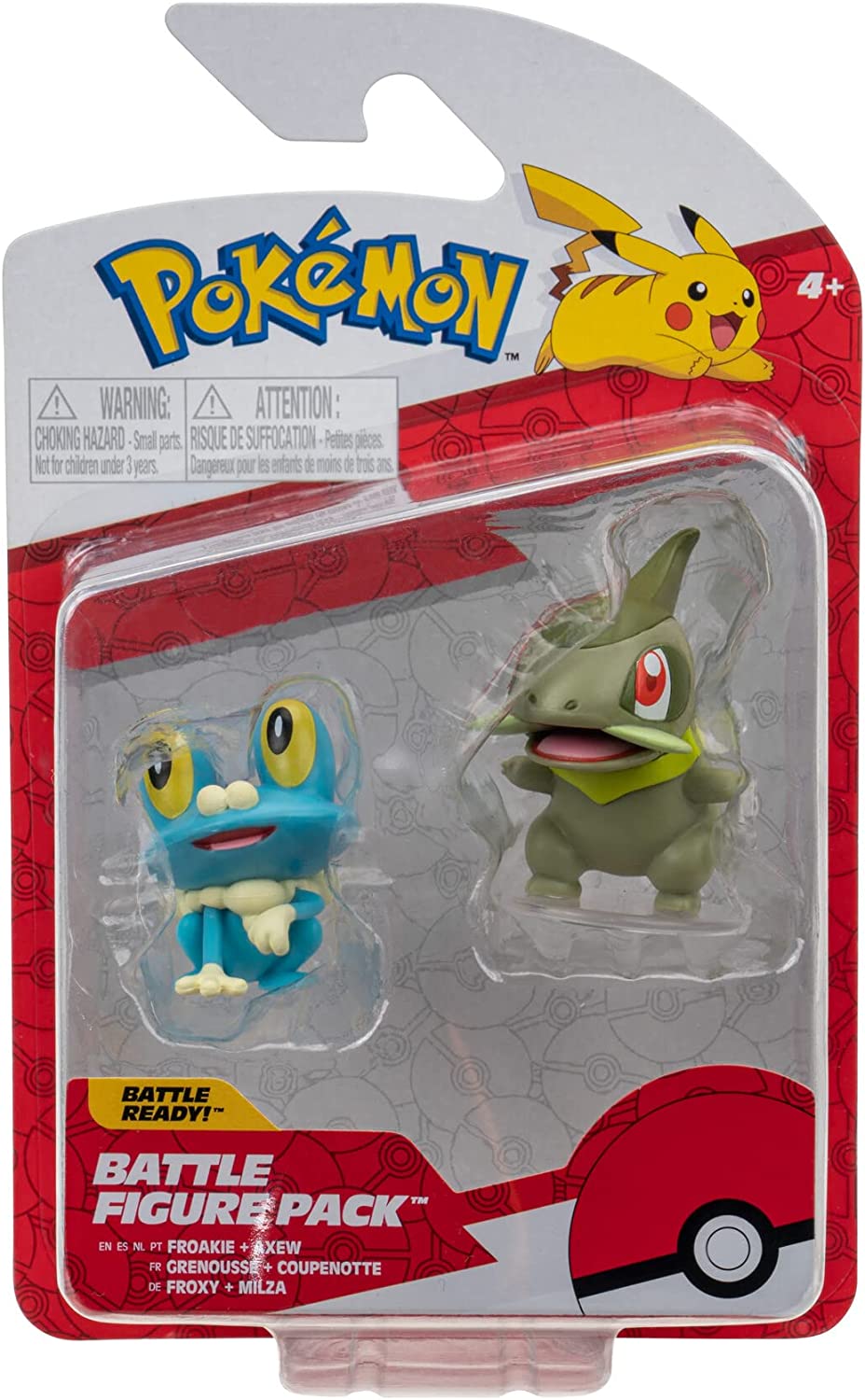 Φωτογραφία προϊόντος: Pokemon Φιγούρες W12 Froakie + Axew # Jazwares JW095007-F (PKW2645)