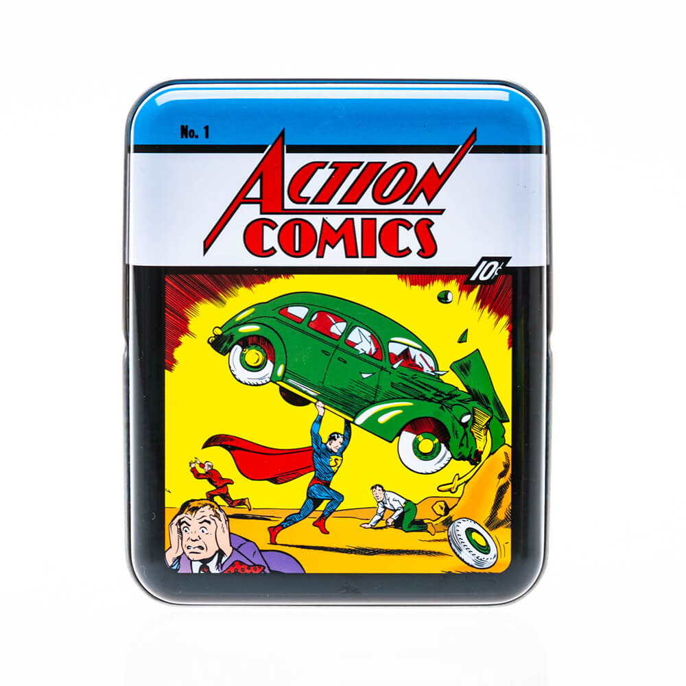 Φωτογραφία προϊόντος: Τράπουλα Warner Comic Cover tin - #1 Action Comics