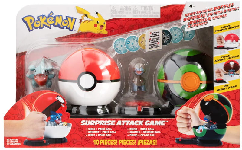 Φωτογραφία προϊόντος: Pokemon παιχνίδι μάχης Gible-Deino Jazwares JW002474