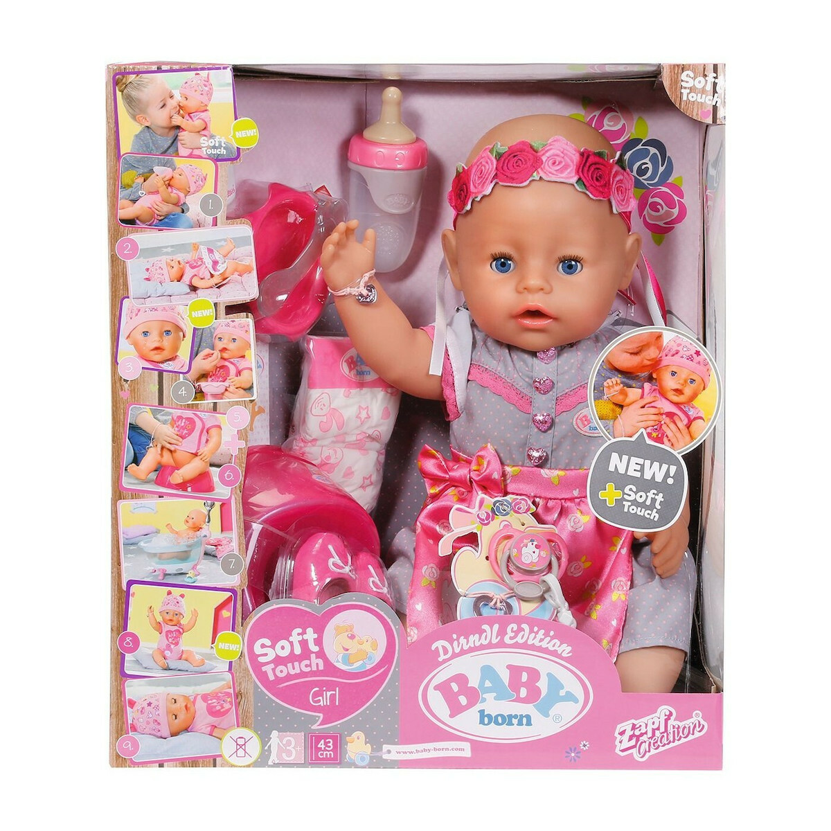Φωτογραφία προϊόντος: Κούκλα Baby Born Soft Touch Dirndl Girl - Zapf ZF827451