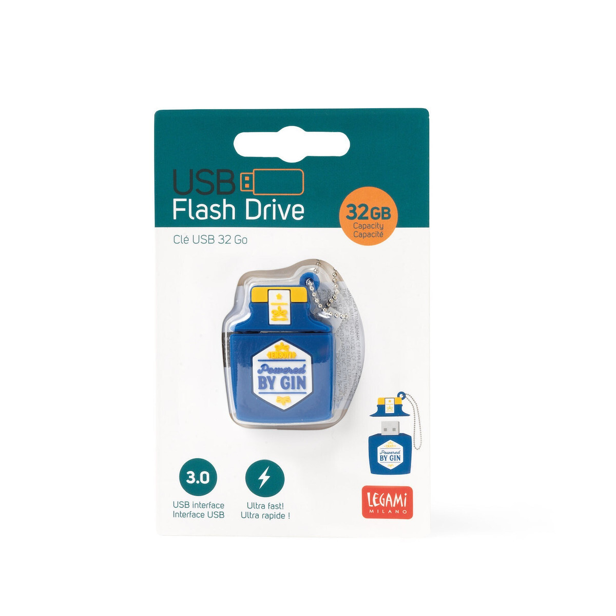 Φωτογραφία προϊόντος: USB flash drive 3.0 (32GB) Gin – Legami