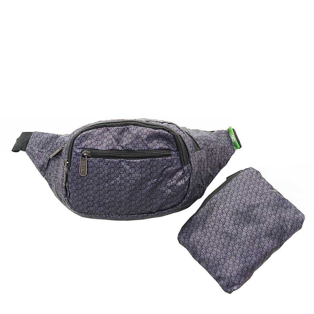 Φωτογραφία προϊόντος: Bum Bag Black Disrupted Cubes Bum Bag